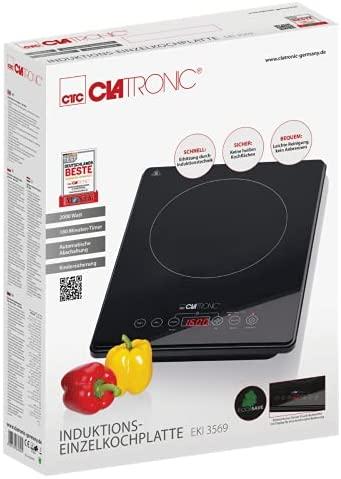 Mini viryklė Clatronic EKI 3569, 2000 W, juoda