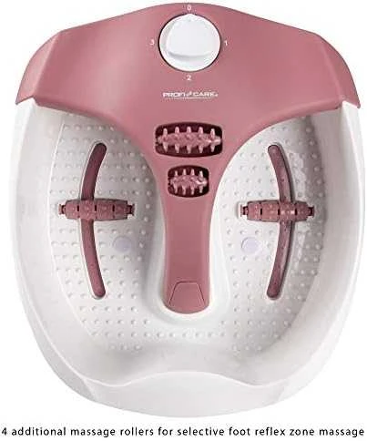 ProfiCare Profi Cook Masažinė pėdų vonelė Proficook PC-FM 3027, 80 W, 1.9kg, balta/rožinė