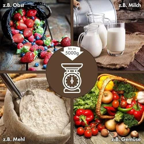 Virtuvinės svarstyklės Profi Cook ProfiCook PC-KW 1247 Nerūdijantis plienas Countertop Mechanical kitchen scale