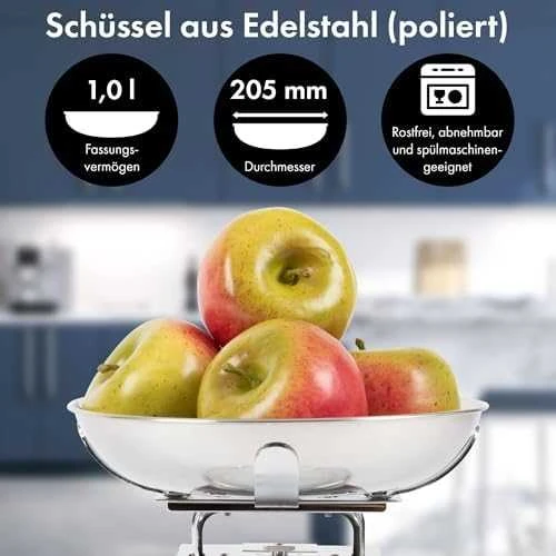 Virtuvinės svarstyklės Profi Cook ProfiCook PC-KW 1247 Nerūdijantis plienas Countertop Mechanical kitchen scale