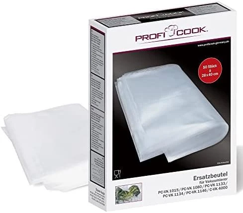 Profi Cook Proficook Vakuuminiai maišeliai dideli 28x40cm 50 vnt.