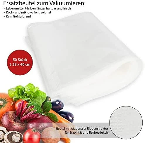 Profi Cook Proficook Vakuuminiai maišeliai dideli 28x40cm 50 vnt.