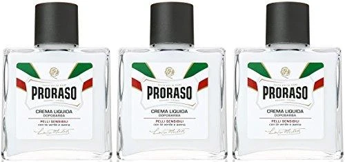 Jautrios odos balzamas po skutimosi Proraso White Line After Shave Balm, 100 ml