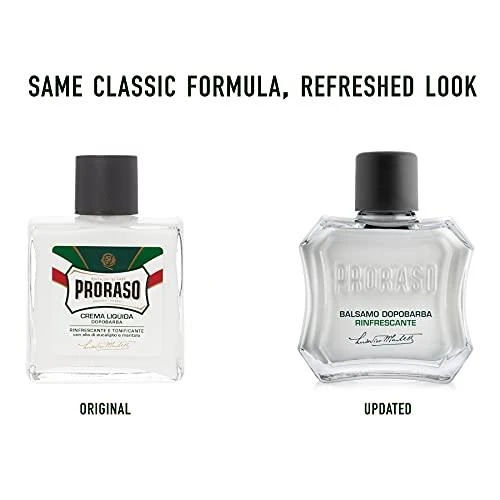 Proraso Žalias Line After Shave Balm Gaivinantis balzamas po skutimosi, 100 ml
