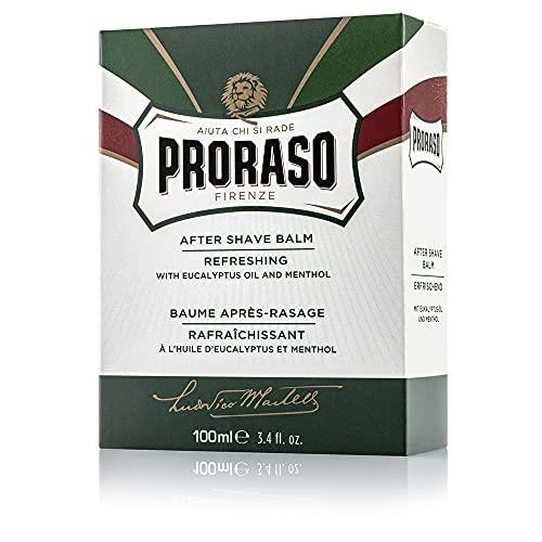 Proraso Žalias Line After Shave Balm Gaivinantis balzamas po skutimosi, 100 ml