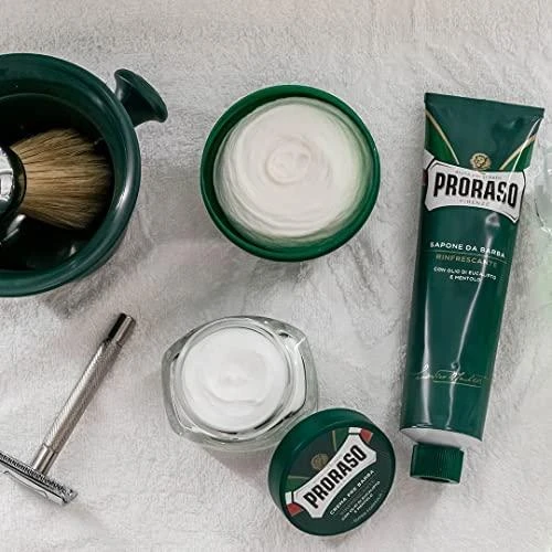Proraso Green Line Gaivinamasis skutimosi muilas indelyje, 150 ml