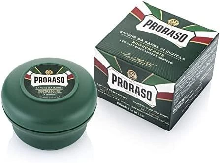 Proraso Green Line Gaivinamasis skutimosi muilas indelyje, 150 ml