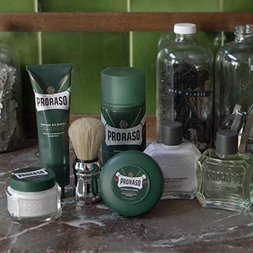 Proraso Green Line Gaivinamasis skutimosi muilas indelyje, 150 ml