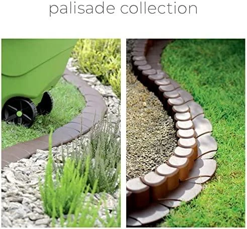 PROSPERPLAST PALISADA OGRODOWA PŁASKA 2 BRĄZOWA 3,8m