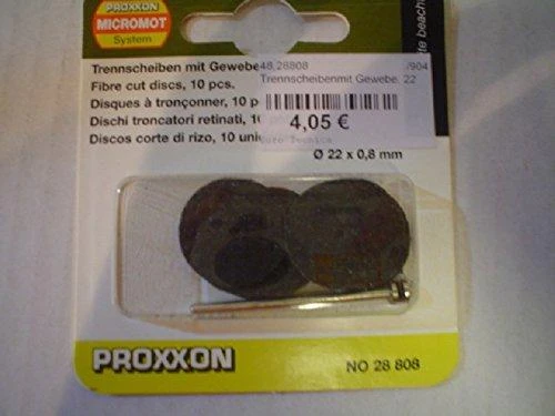 Pjovimo diskeliai, armuoti Ø22mm(10vnt.) PROXXON