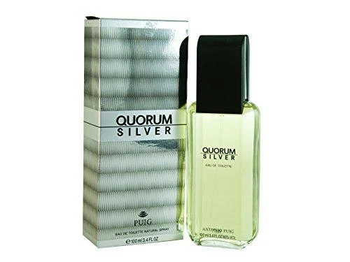 Antonio Puig Quorum Sidabrinis EDT tualetinis vanduo vyrams, 100 ml