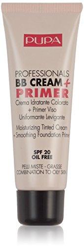 Pupa Milano Pupa Pupa Professionals BB Kreminis + Primer SPF 20 BB veido kremas-makiažo pagrindas, atspalvis: 001 Nude, 50 ml