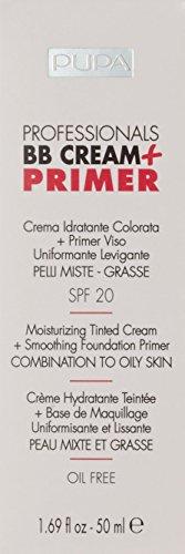 Pupa Milano Pupa Pupa Professionals BB Kreminis + Primer SPF 20 BB veido kremas-makiažo pagrindas, atspalvis: 001 Nude, 50 ml