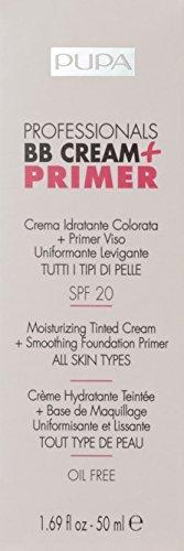 Pupa Milano Pupa Pupa Professionals BB Kreminis + Primer SPF20 #002 Sand - All Skin Types, 50 ml