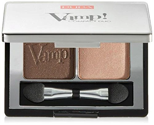 Pupa Milano Pupa Vamp! Compact Duo Eyeshadow akių šešėliai, atspalvis: 004 Amber Bronze, 2.2 g