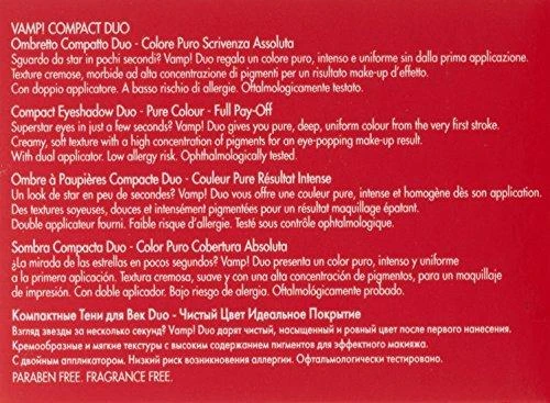 Pupa Milano Pupa Vamp! Compact Duo Eyeshadow akių šešėliai, atspalvis: 004 Amber Bronze, 2.2 g