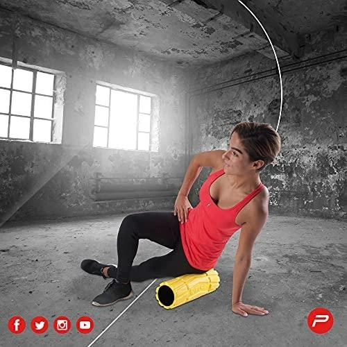 Pure2Improve | Roller Firm 36 x 14 cm | Juodas/Geltona