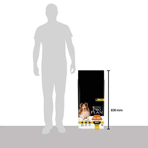 Purina Pro Plan OPTIWEIGHT All Sizes Adult Dog vištiena 14 kg, visų veislių suaugusių šunų sausas pašaras svoriui kontroliuoti