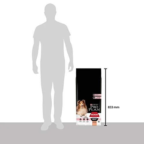 Purina Pro Plan OPTIDERMA dog adult Medium Sensitive Skin 14 kg, suaugusių vidutinių veislių, turinčių jautrią odą šunų sausas pašaras 12367239