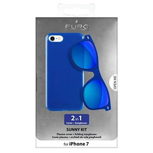 Puro Sunny Kit Apple iPhone 7/8 + akiniai SE 2020 / SE 2022 dėklas telefonui mėlynos spalvos IPC747SUNNYKIT1BLUE