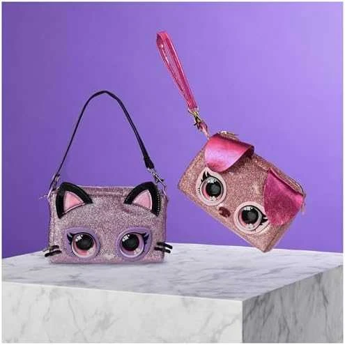 PURSE PETS Interaktyvi blizgi rankinė - Katytė
