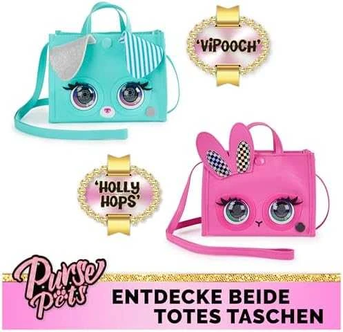 PURSE PETS Didelė interaktyvi rankinė „Triušiukas“