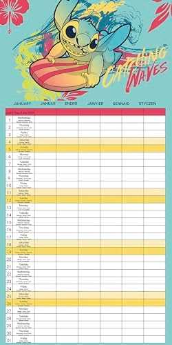 Bookshop Lilo & Stitch 2025 Family Planner Calendar