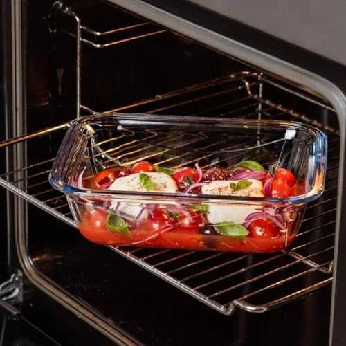 Karščiui atsparus konteineris su dangteliu Cook & Eiti 25,6 x 19,4 cm 1,7 l PYREX