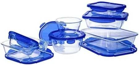 Karščiui atsparus konteineris su dangteliu Cook & Eiti 25,6 x 19,4 cm 1,7 l PYREX