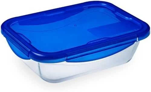 Karščiui atsparus konteineris su dangteliu Cook & Eiti 20,6 x 15,5 cm 0,8 l PYREX