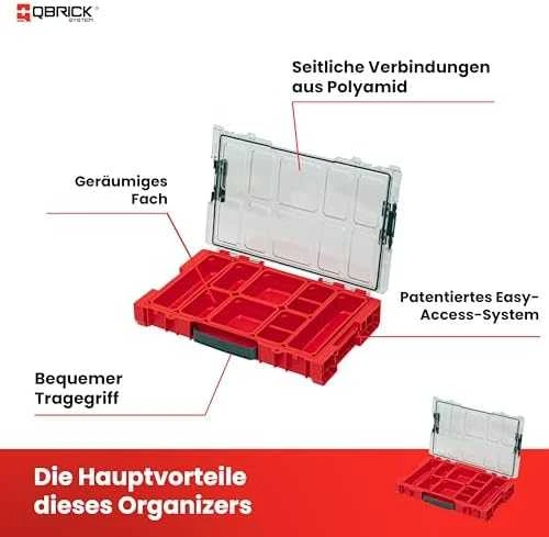 Q-Brick Įrankių dėžė Qbrick ORGQPRO100CZEPG011
