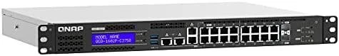 QNAP QGD-1602P-C3558-8GB jungiklis žiniatinklyje, valdomas 18 prievadų 2,5 Gbps PoE, 2 SFP+