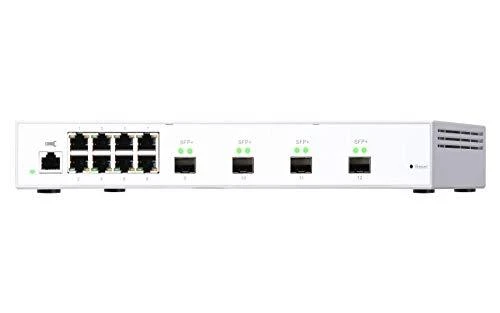 Šakotuvas Qnap Systems QNAP QSW-M408S 8 prievadas 1 Gbps 4 prievadas 10 GbE SFP+ žiniatinklio valdomas jungiklis