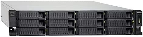 Serveris QNAP TL-R1200C-RP saugojimo diskų korpusas 2.5/3.5" HDD / SSD aptvaras Juoda, Pilka