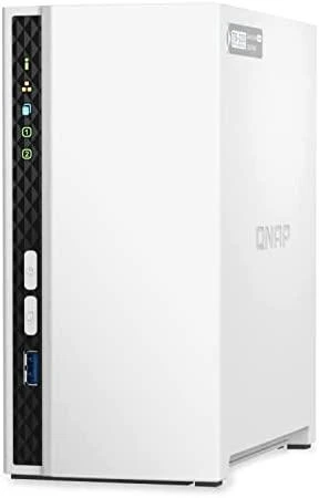 Serveris QNAP | 2 skyrių ARM | TS-233 | Iki 2 SATA 6Gb/s, 3Gb/s | ARM 4 branduolių | Cortex-A55 | Procesoriaus dažnis 2,0 GHz | 2 GB | N/A