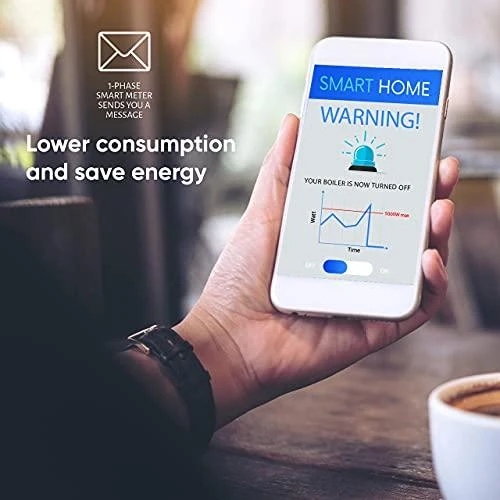 Qubino 1-fazės su-wave išmanusis elektros energijos sąnaudų matuoklis ZMNHTD1