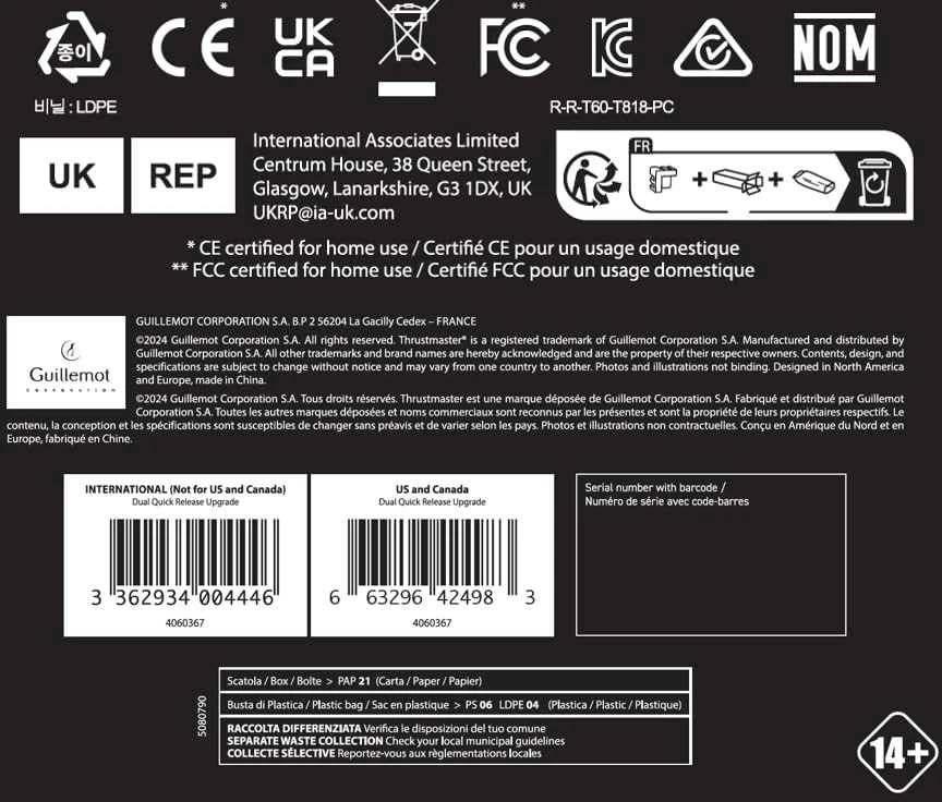 „Thrustmaster T818“ greito atleidimo adapteris (4060295)