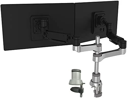 Laikiklis R-Go Tools R-Go Monitorarm 0"-40" 1TFT Max.9KG Caparo 4 Gasfeder sidabrinis
