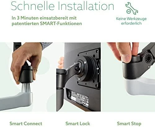 R-GO Tools Zepher 4 C2 monitoriaus darbastalio laikiklis (RGOVLZE4SI)