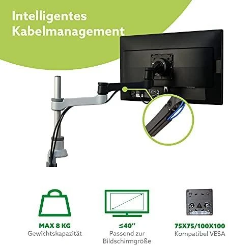 R-GO Tools Zepher 4 C2 monitoriaus darbastalio laikiklis (RGOVLZE4SI)