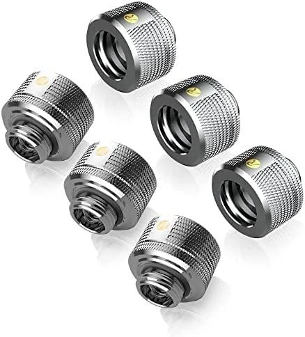 Raijintek Pelias D141806, 14mm – 6-pack, sidabrinis