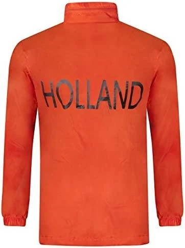 Oranžinė striukė su užrašu HOLLAND