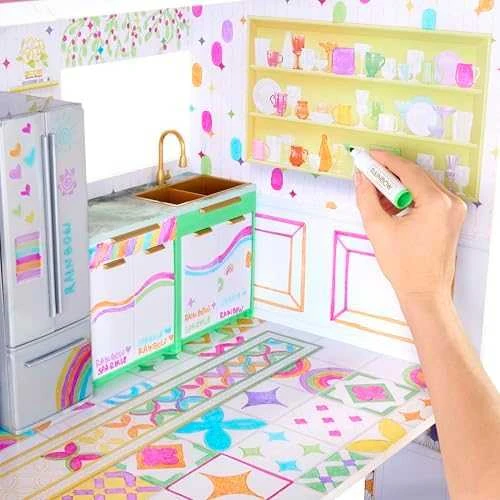 MGA Žaidimų namelis Rainbow High Color & Play 543077-EUC