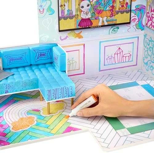 MGA Žaidimų namelis Rainbow High Color & Play 543077-EUC