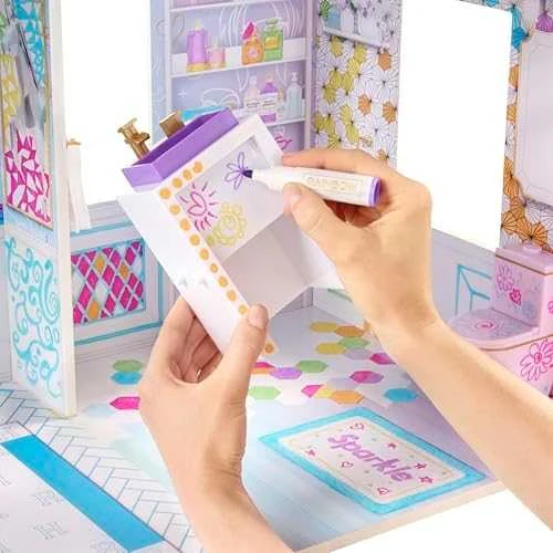 MGA Žaidimų namelis Rainbow High Color & Play 543077-EUC