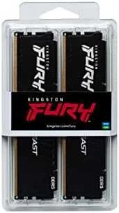 RAM KINGSTON 16GB 6000MT/s DDR5 CL36 DIMM rinkinys iš 2 FURY Beast Juodas EXPO