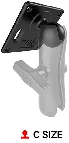 Ram Mounts Tvirtina RAM 3 5/8" SQ. 75 MIL. VESA BASE SU KAMULU