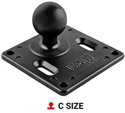Ram Mounts Tvirtina RAM 3 5/8" SQ. 75 MIL. VESA BASE SU KAMULU