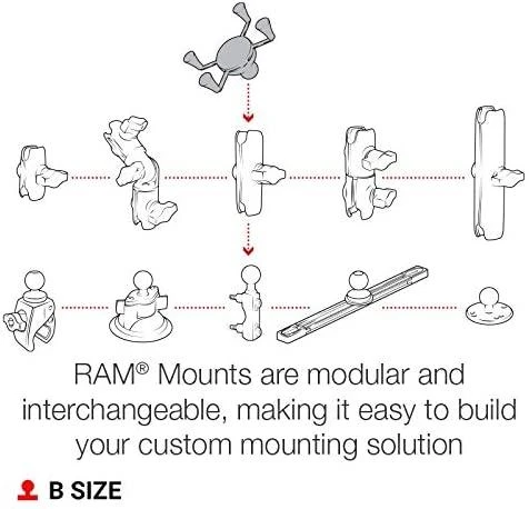 Ram Mounts Tvirtinamas UNPKD RAM X-GRIP UNIVERSALUS LAIKIKLIS su 1" RUMUL