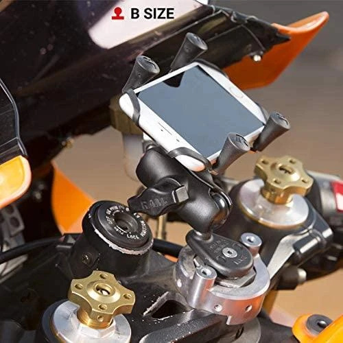 Ram Mounts Tvirtinimo tvirtinimo detalės UNPKD RAM CYCLE STROME BASE W/1" DIA BALL
